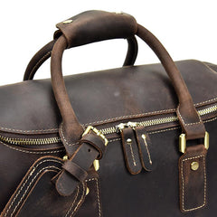 Leather Mens Weekender Bags Vintage Cool Travel Bag Duffle Bag Bag - iwalletsmen