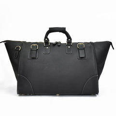Cool Leather Mens Large Weekender Bag Vintage Travel Bag Duffle Bag for Men - iwalletsmen