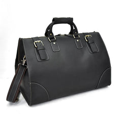 Cool Leather Mens Large Weekender Bag Vintage Travel Bag Duffle Bag for Men - iwalletsmen