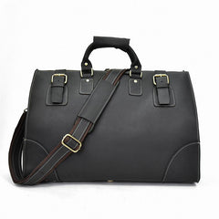 Cool Leather Mens Large Weekender Bag Vintage Travel Bag Duffle Bag for Men - iwalletsmen