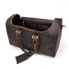 Leather Mens Weekender Bags Vintage Cool Travel Bag Duffle Bag Bag - iwalletsmen