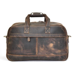 Cool Leather Vintage Mens Weekender Bag Travel Bag Duffle Bag for Men - iwalletsmen