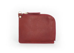Leather Mens Zipper Small Wallet Wristlet Wallet Clutch Wallet Small Wallet for Men - iwalletsmen