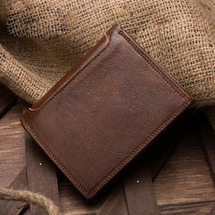 Leather Slim Small Mens Wallet Bifold billfold Wallet for Men - iwalletsmen