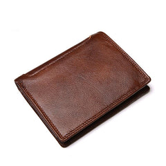 Leather Slim Small Mens Wallet Bifold billfold Wallet for Men - iwalletsmen
