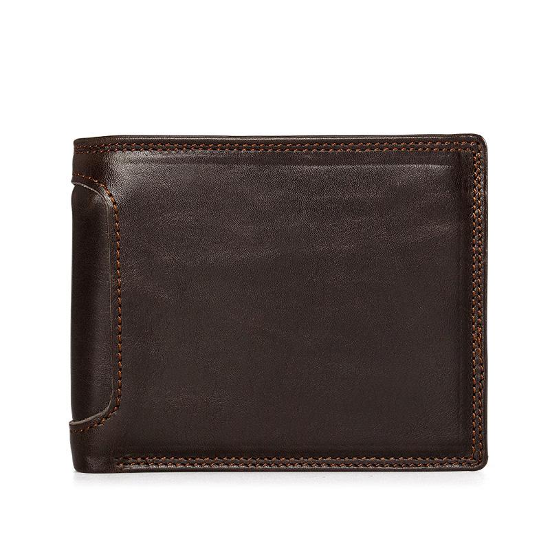 Leather Slim Small Mens Wallet Bifold billfold Wallet for Men - iwalletsmen