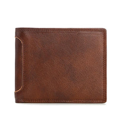 Leather Slim Small Mens Wallet Bifold billfold Wallet for Men - iwalletsmen