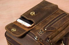 Leather Sling Bag for Men Crossbody Bag Chest Bag for men