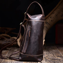 Leather Sling Bag for Men Vintage Chest Crossbody Bag For Mens - iwalletsmen