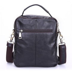 Leather Small Handbag Messenger Bag Shoulder Bag For Men - iwalletsmen