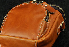 MEN LEATHER Belt Pouch WAIST BAG HIP PACK BELT BAG CELL PHONE HOLSTER - iwalletsmen