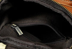 MEN LEATHER Belt Pouch WAIST BAG HIP PACK BELT BAG CELL PHONE HOLSTER - iwalletsmen