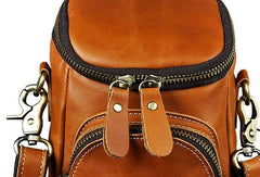 MEN LEATHER Belt Pouch WAIST BAG HIP PACK BELT BAG CELL PHONE HOLSTER - iwalletsmen