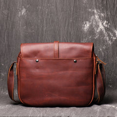 Maroon Cool Leather 10 inches Brown Messenger Bag Side Bag Courier Bag For Men - iwalletsmen