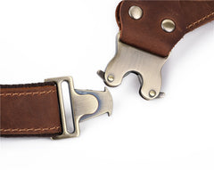 Mens Leather Hip Pack Fanny Pack Belt Bag Bumbag Waist Bags For Men
