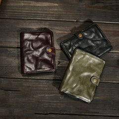 Mens Slim Wallet billfold Leather Bifold Wallet Men Small Thin Wallet for Men