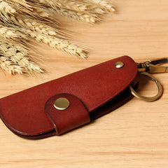 Mens Cool Key Holders Handmade Leather Car Key Card Holder Car Key Case for Men