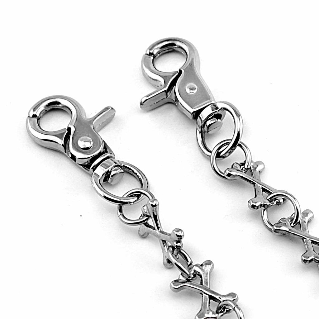26'' Cross Biker Wallet Chain Silver Wallet Chain Long Pants Chain Men –  iwalletsmen