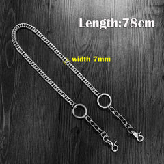 Cool Silver Long Mens Womens Pants Chain Wallet Chain Long Biker Wallet Chain For Men - iwalletsmen
