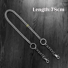 Cool Silver Long Mens Womens Pants Chain Wallet Chain Long Biker Wallet Chain For Men - iwalletsmen