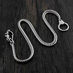SOLID STAINLESS STEEL BIKER Cool WALLET CHAIN LONG PANTS CHAIN Jeans Chain Jean Chain FOR MEN - iwalletsmen