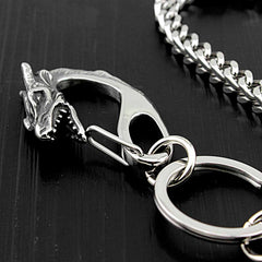 Its 4 You Stylish Multi Layer,Wallet Chain Chain For Womens,Mens And Boys Sterling Silver Plated Stainless Steel Chain