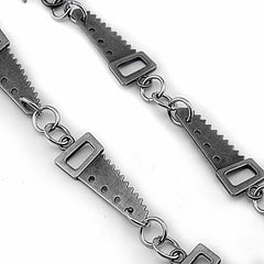 Cool SAW Silver Punk Pants Chain Wallet Chain Jeans Chain Jean Chain Biker Wallet Chain For Men - iwalletsmen