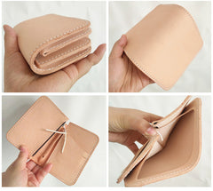 [On Sale] Handmade Mens Leather Bifold Biker Chain Wallet Cool Small Biker Wallets with Chain - iwalletsmen