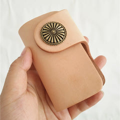[On Sale] Handmade Mens Leather Biker Key Wallets Cool Small Key Wallets Key Holder - iwalletsmen