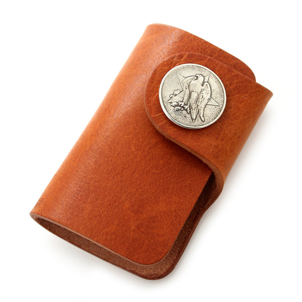 [On Sale] Handmade Mens Leather Biker Key Wallets Cool Small Key Wallets Key Holder - iwalletsmen