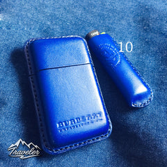 Leather Mens Cigarette Holder Case Vintage Custom Cigarette Cases for Men - iwalletsmen