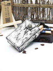 Cool Leather Mens Engraved Floral Cigarette Holder Handmade Cigarette Holder Cases for Men - iwalletsmen