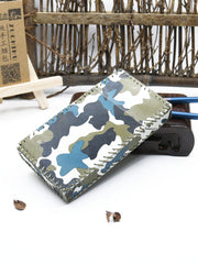 Handmade Leather Cigarette Holder Camouflage Leather Womens Cigarette Holder Case for Women - iwalletsmen