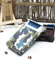 Handmade Leather Cigarette Holder Camouflage Leather Womens Cigarette Holder Case for Women - iwalletsmen