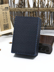 Cool Handmade Leather Mens Blue Cigarette Holder Case for Men - iwalletsmen