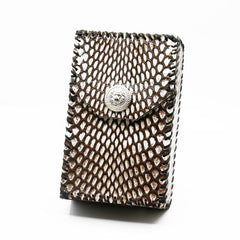 Cool Leather Cigarette Holder Mens Snake Skin Handmade Cigarette Holder Case for Men - iwalletsmen