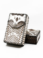 Cool Handmade Cobra Leather Mens Snake Skin Cigarette Holder Case for Men - iwalletsmen