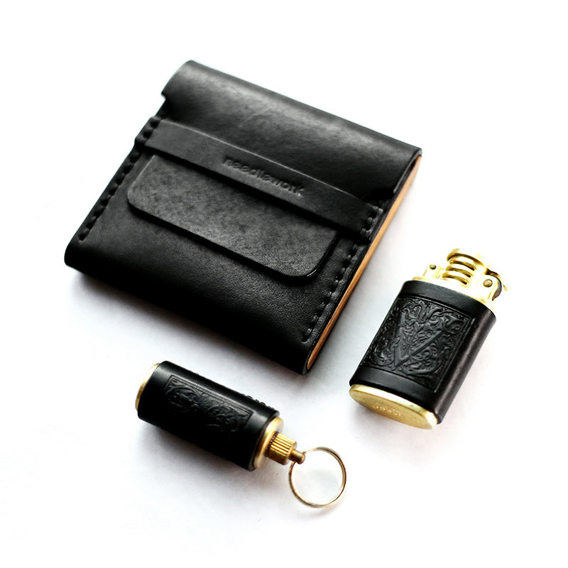 Cool Leather Mens Cigarette Holder Case Vintage Custom 20pcs Cigarette –  iwalletsmen