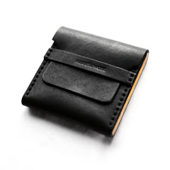 Cool Wooden Black Leather Mens Cigarette Case Custom Cigarette Holder for Men - iwalletsmen