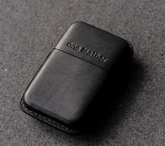 Handmade Brown Leather Mens 11pcs Cigarette Holder Case Cool Custom Cigarette Case for Men - iwalletsmen