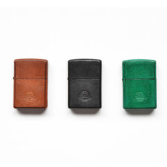 Cool Mens Leather Zippo Lighter Case Handmade Custom Zippo lighter Holder for Men - iwalletsmen