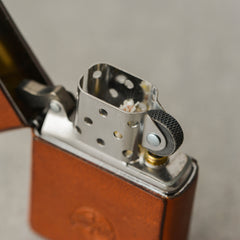 Cool Mens Leather Zippo Lighter Case Handmade Custom Zippo lighter Holder for Men - iwalletsmen