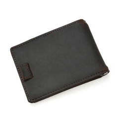 RFID Leather Slim Mens Small Wallet billfold Bifold Wallet Front Pocket Wallet for Men - iwalletsmen