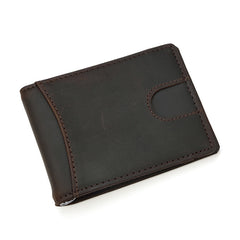 RFID Leather Slim Mens Small Wallet billfold Bifold Wallet Front Pocket Wallet for Men - iwalletsmen