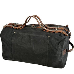 Army Green Waxed Canvas Gym Bag Weekend Travel Bag Canvas Mens Army Green Weekend Bag Duffle Bag For Men - iwalletsmen