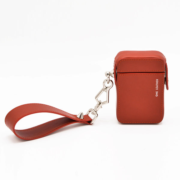 Cute Red Leather Womens 20pcs Cigarette Holder Case Wristlet Cigarette Case for Women - iwalletsmen