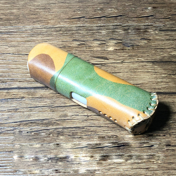 Handmade Leather Camouflage Mens Kt&g Lil Mini Cigarette Case Kt&g Lil Mini Holder for Men - iwalletsmen