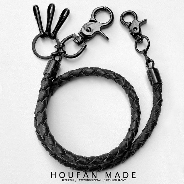 Black Leather Wallet Chain Mens Biker Wallet Chain Pants Chain Jeans Chain Jean Chain