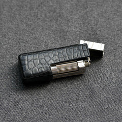 Cool Mens Leather Dunhill Lighter Case Custom Dunhill lighter Holder for Men - iwalletsmen