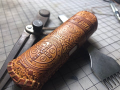 Handmade Leather Mens Kt&g Lil Mini Cigarette Case Kt&g Lil Mini Holder for Men - iwalletsmen